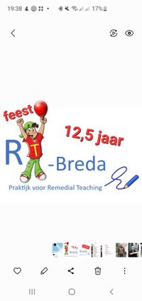 Jubileum 12,5 jaar RT-Breda Praktijk voor Remedial Teaching 1 mei 2010 - 1 november 2022